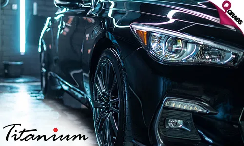 Protection for Headlights, Fog Lights, Door Stripes & Liquid Rims at Titanium!